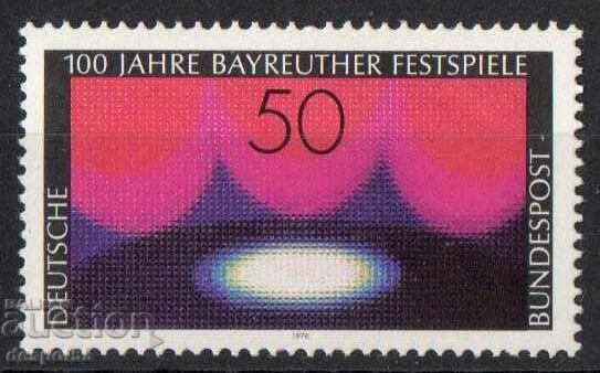 1976. GFR. 100th anniversary of the Bayreuther Festival.