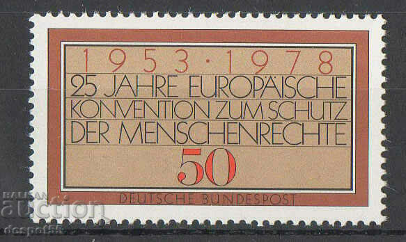 1978. GFR. Προστασία των ανθρωπίνων δικαιωμάτων.