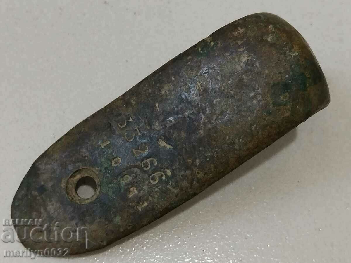 Delivery of Buttplate from Russian capsule rifle part Czarist Russia ORIGINAL Delivery of Buttplate from Russian capsule rifle part Czarist Russia ORIGINAL