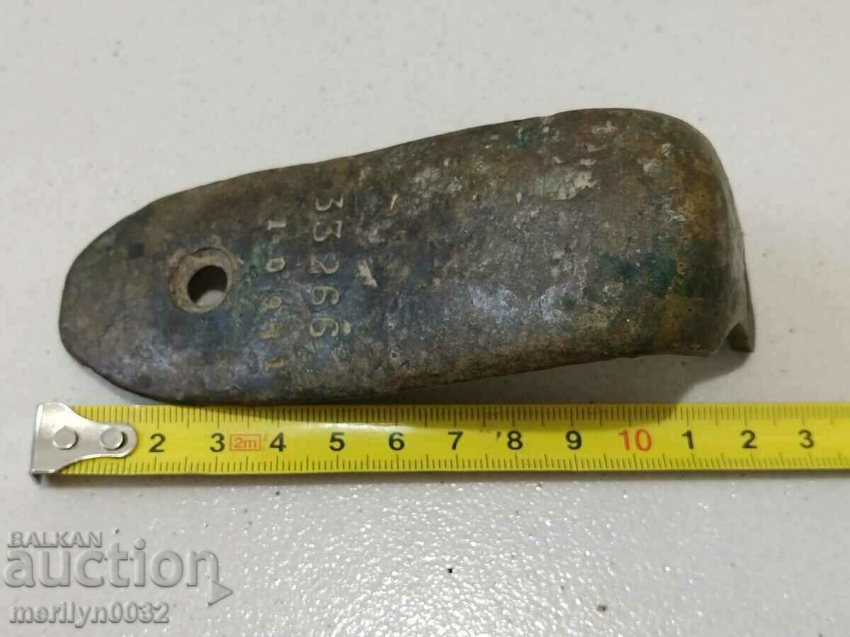 Buttplate from Russian capsule rifle part Czarist Russia ORIGINAL - 6 Buttplate from Russian capsule rifle part Czarist Russia ORIGINAL - 6