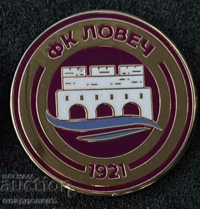 football badge FC LOVECH 1921 BULGARIA enamel ! with price 45.00 BGN | € 23.01