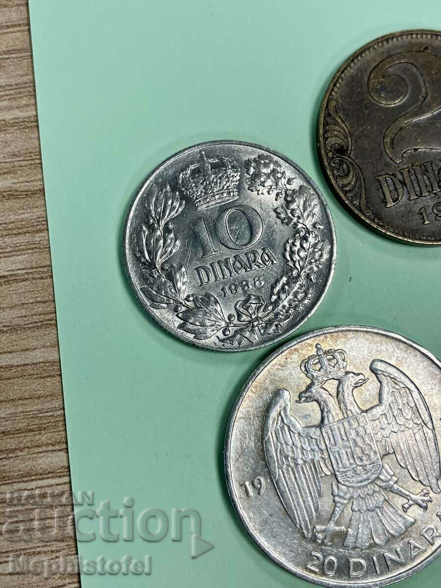 Delivery of Lot 5 pcs. coins 1938 Yugoslavia - silver coins, etc. Delivery of Lot 5 pcs. coins 1938 Yugoslavia - silver coins, etc.