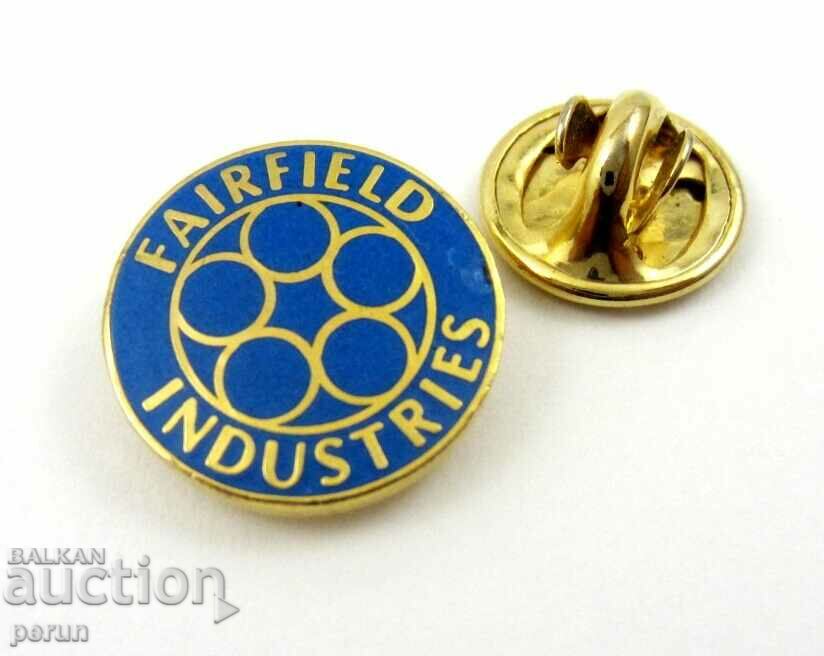 Fairfield Industries-English Advertising Badge-Email