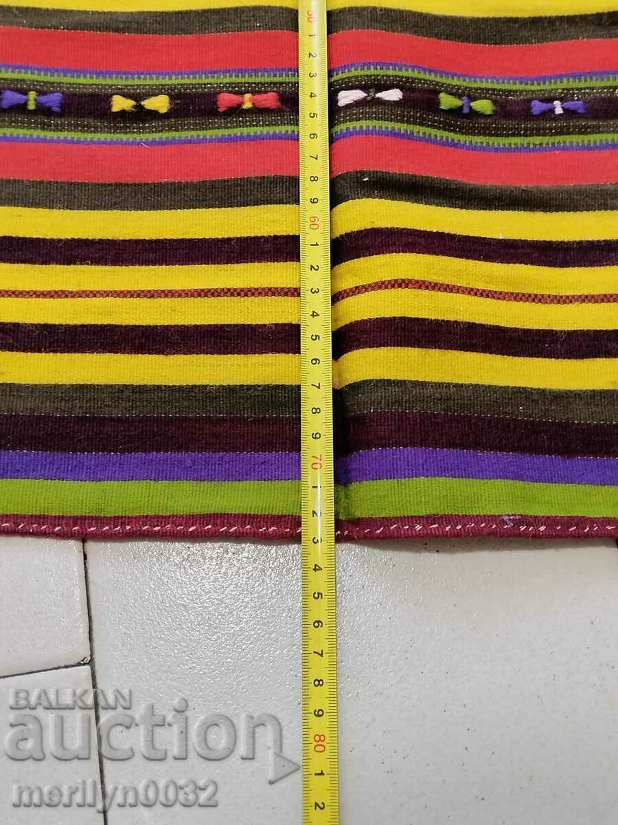 Old woven embroidered apron made of Hunting tinsel, nosia sukman - 5 Old woven embroidered apron made of Hunting tinsel, nosia sukman - 5