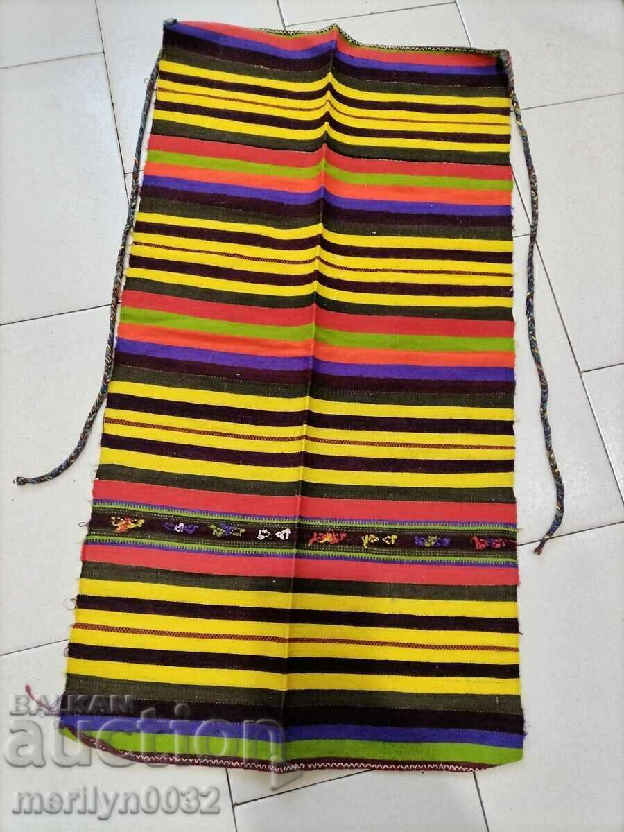 Old woven embroidered apron made of Hunting tinsel, nosia sukman - 7 Old woven embroidered apron made of Hunting tinsel, nosia sukman - 7