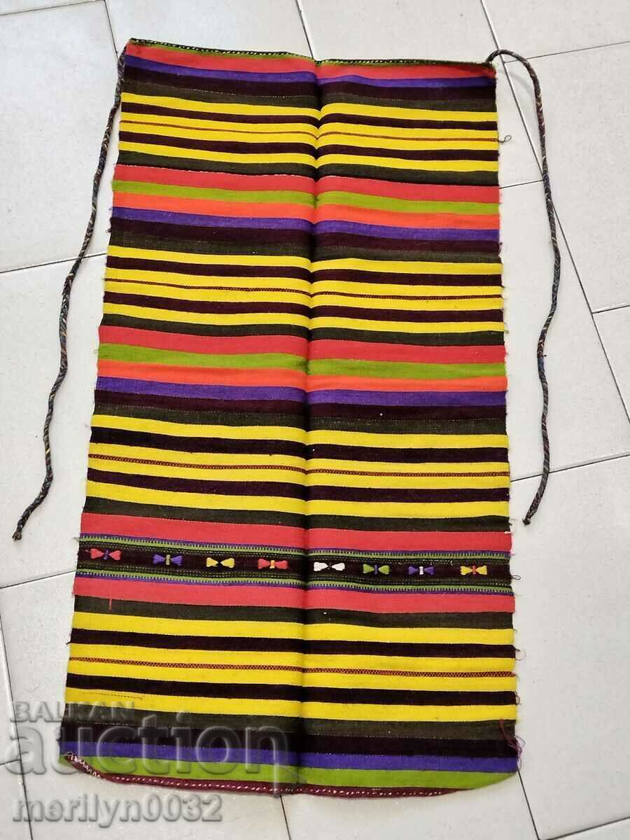 Old woven embroidered apron made of Hunting tinsel, nosia sukman Old woven embroidered apron made of Hunting tinsel, nosia sukman