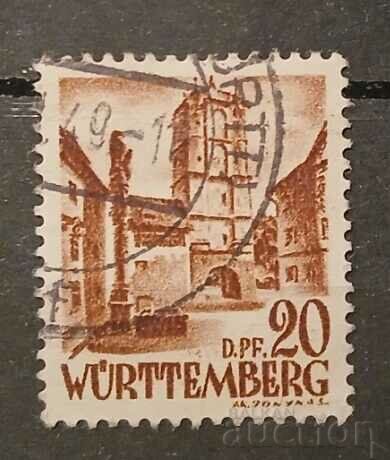 Germany/French Zone/French Württemberg 1948 Hallmark