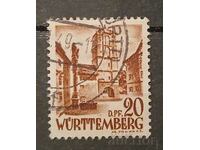 Germany/French Zone/French Württemberg 1948 Hallmark