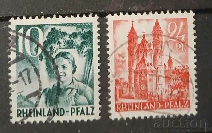 Germany/French Zone/French Reinald Palatinate 1947-49 Clemo