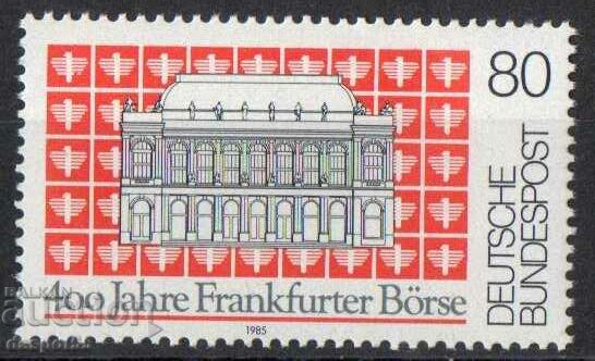 1985. GFR. 400th anniversary of the Frankfurt Stock Exchange.