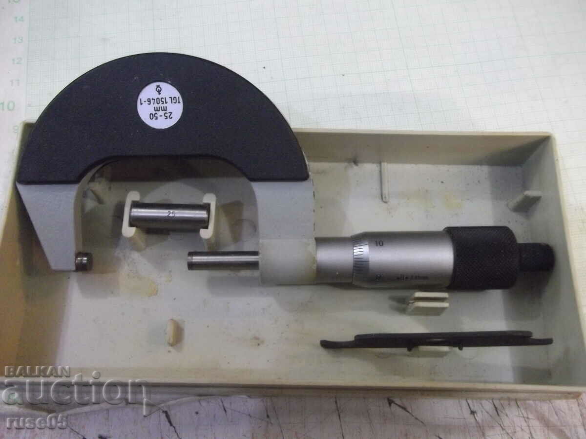 Auction Micrometer 25-50 mm from Sotsa German (GDR - GDR) working Auction Micrometer 25-50 mm from Sotsa German (GDR - GDR) working