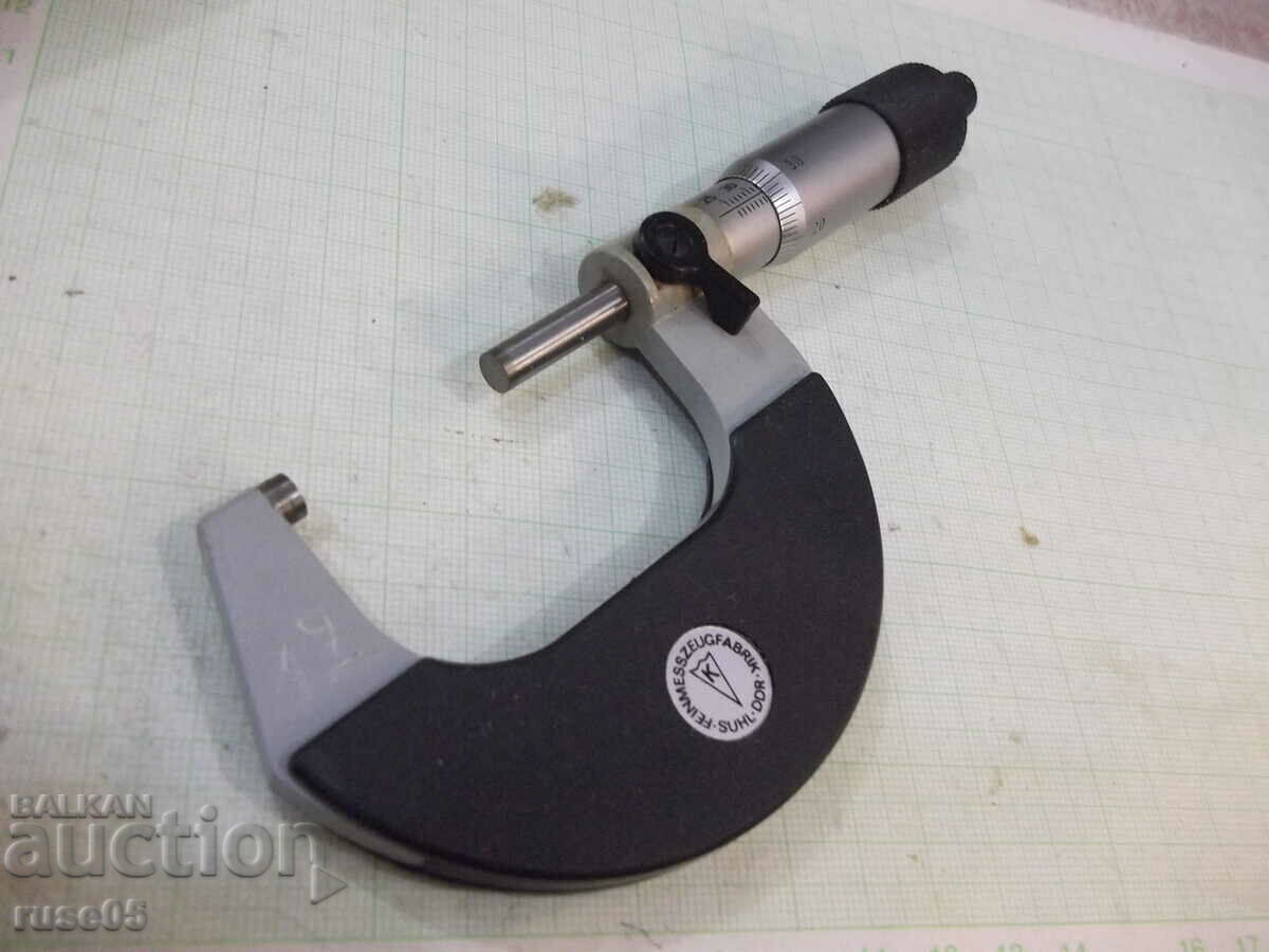 Delivery of Micrometer 25-50 mm from Sotsa German (GDR - GDR) working Delivery of Micrometer 25-50 mm from Sotsa German (GDR - GDR) working