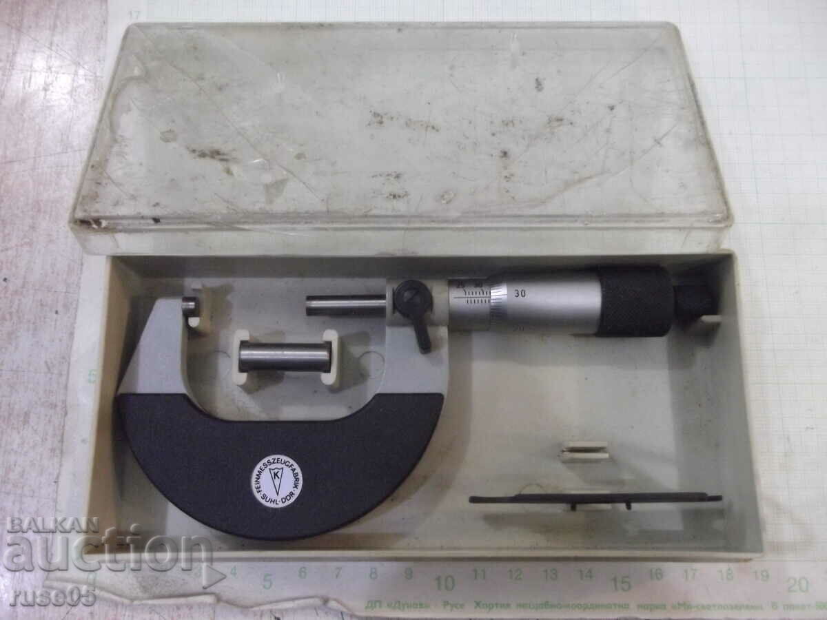 Micrometer 25-50 mm from Sotsa German (GDR - GDR) working