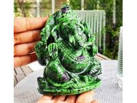 Autentic 5410.00 Cts Ruby Zoisite Lord Ganesha