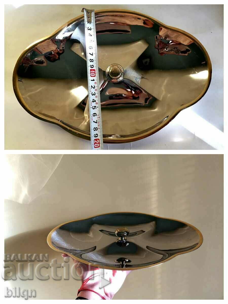 Beautiful Plate With Gilding - 7