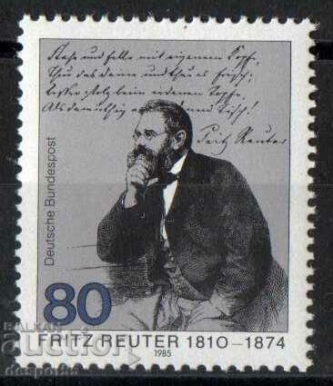 1985. GFR. 175 χρόνια από τη γέννηση του συγγραφέα Fritz Reuter.