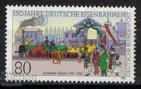 1985. GFR. The 150th anniversary of the German railway.