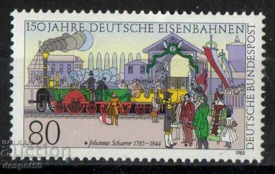 1985. ГФР. 150-годишнината на германската железница.