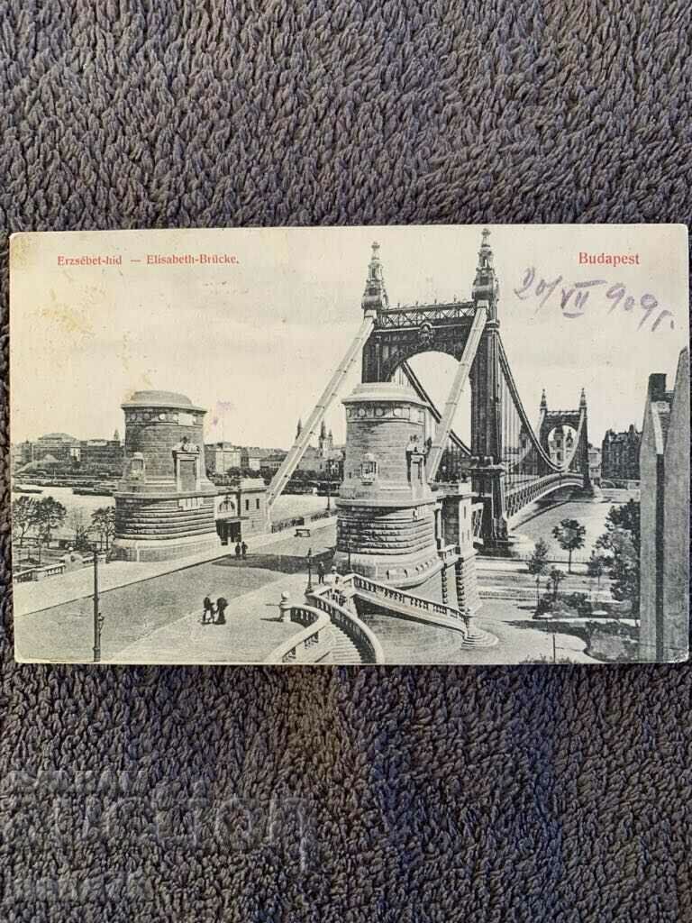 100-year-old used postcard from Hungary - 2