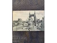 100-year-old used postcard from Hungary - 2