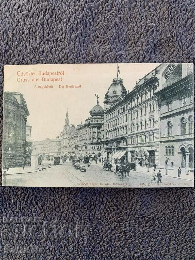 Hundred year old card from Hungary-8