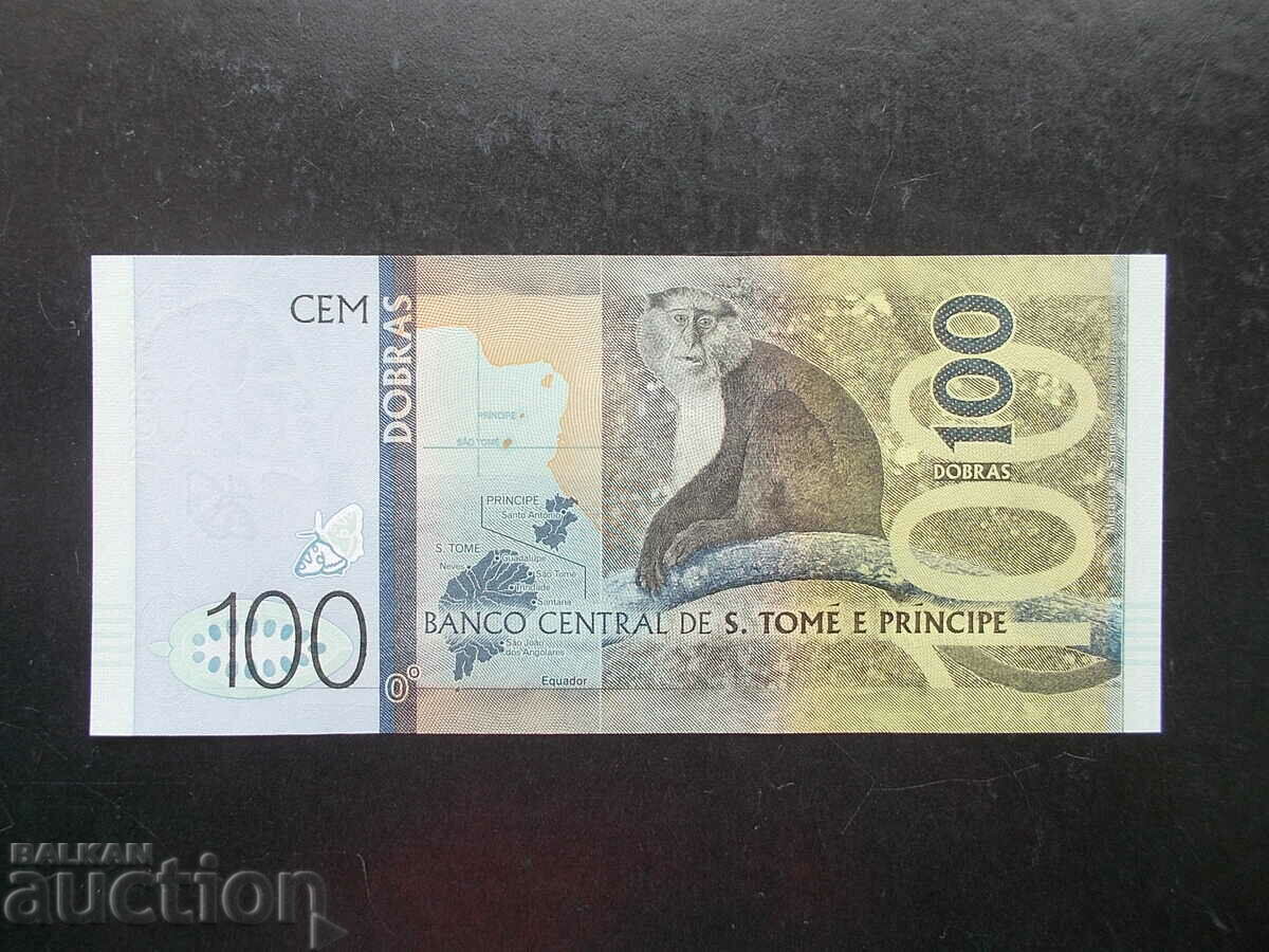 SAO TOME AND PRINCIPE , 100 good , 2016 , UNC with price 39.99 BGN | € 20.45 SAO TOME AND PRINCIPE , 100 good , 2016 , UNC with price 39.99 BGN | € 20.45