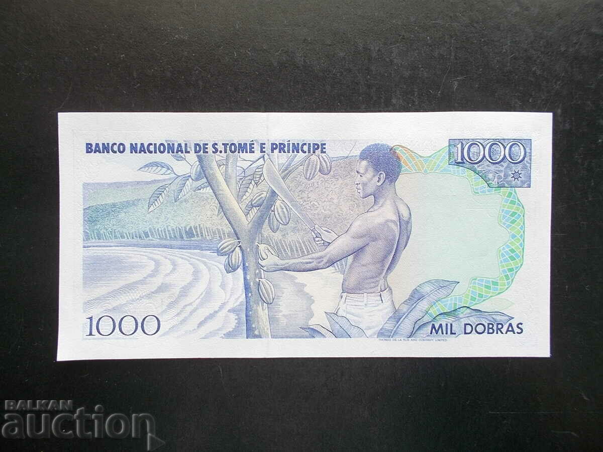 SAO TOME AND PRINCIPE, 1000 good, 1989, UNC with price 27.99 BGN | € 14.31 SAO TOME AND PRINCIPE, 1000 good, 1989, UNC with price 27.99 BGN | € 14.31