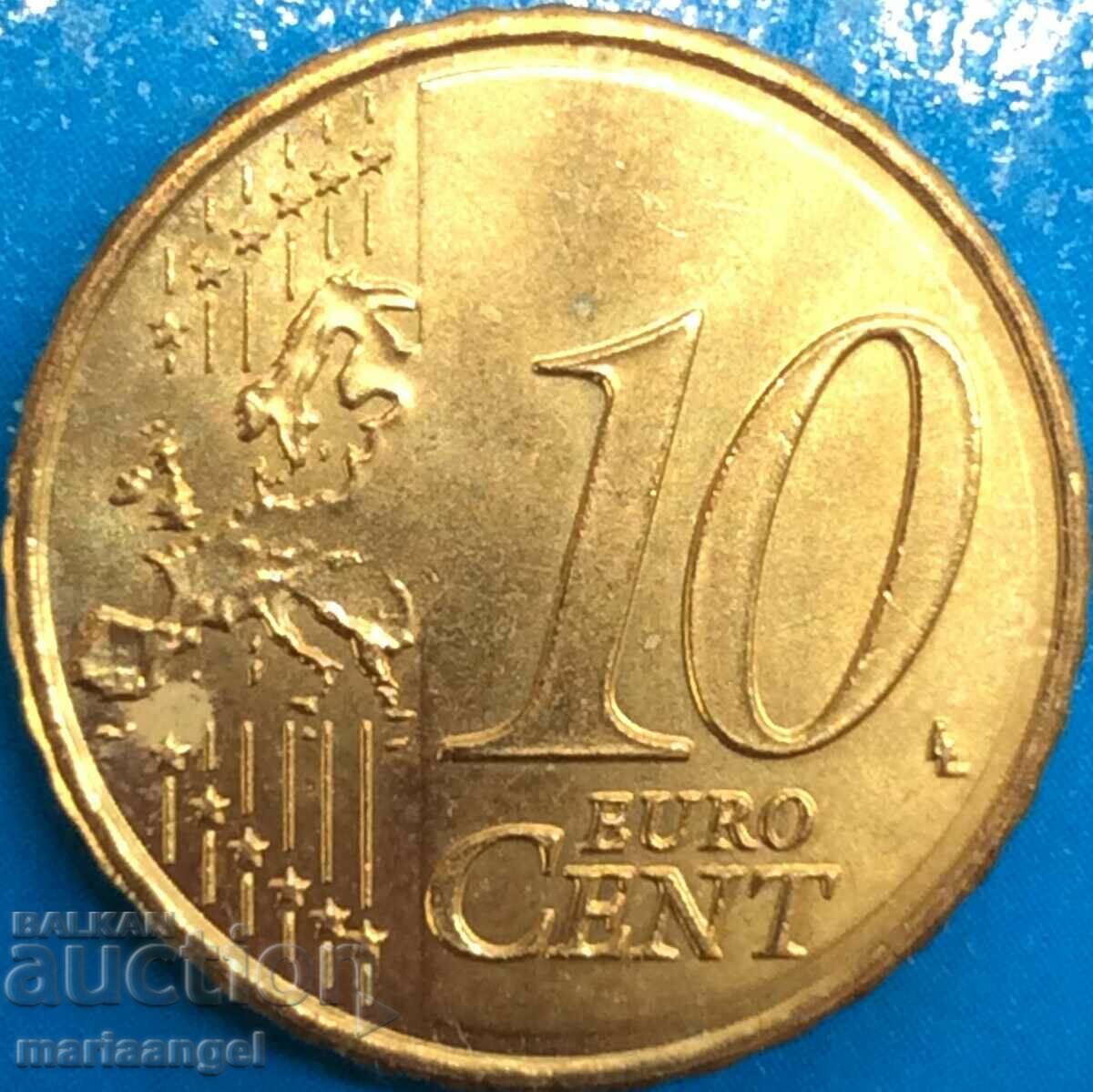 10 euro cents 2015 Spain