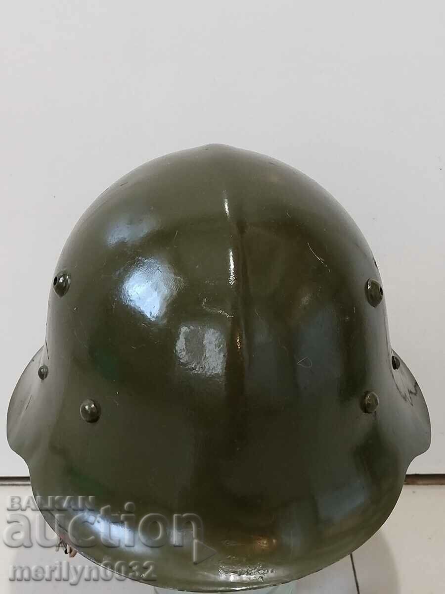Cască de luptă bulgară M-36 de fabricație germană în al doilea război mondial - 5