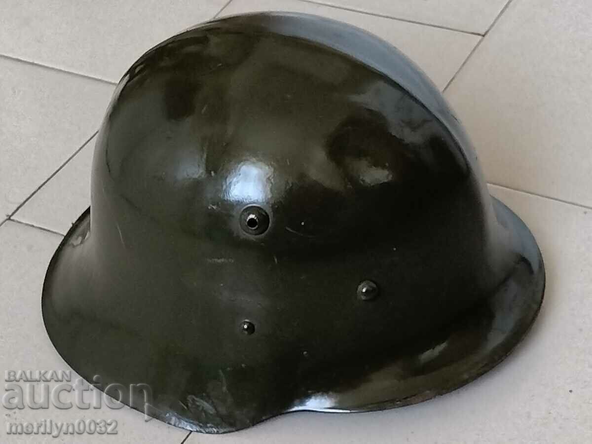 Cască de luptă bulgară M-36 de fabricație germană în al doilea război mondial - 6