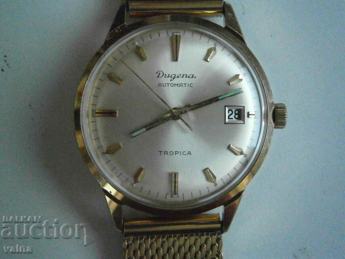 DUGENA Tropica, automatic, ETA 2472, 35 mm case, Swiss