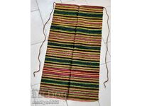 Old woven embroidered apron made of Hunting tinsel, nosia sukman