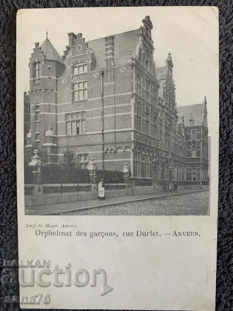 Centennial old postcard from Belgium-6