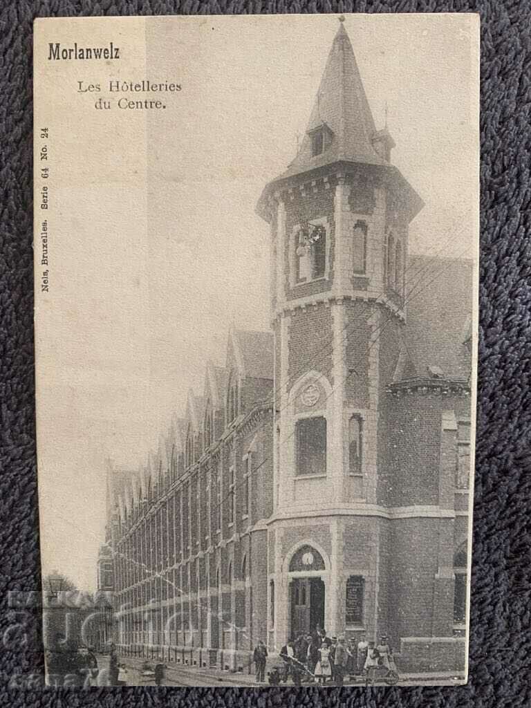 Centennial old postcard from Belgium-8