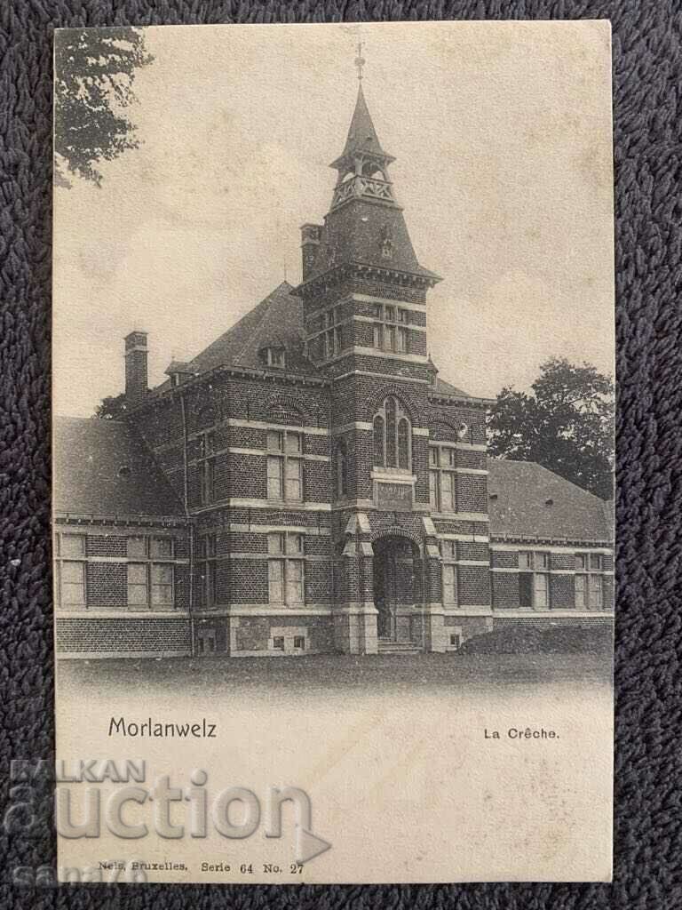 Centennial old postcard from Belgium-9