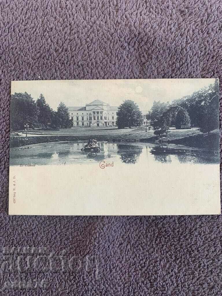 Centennial old postcard from Belgium-20