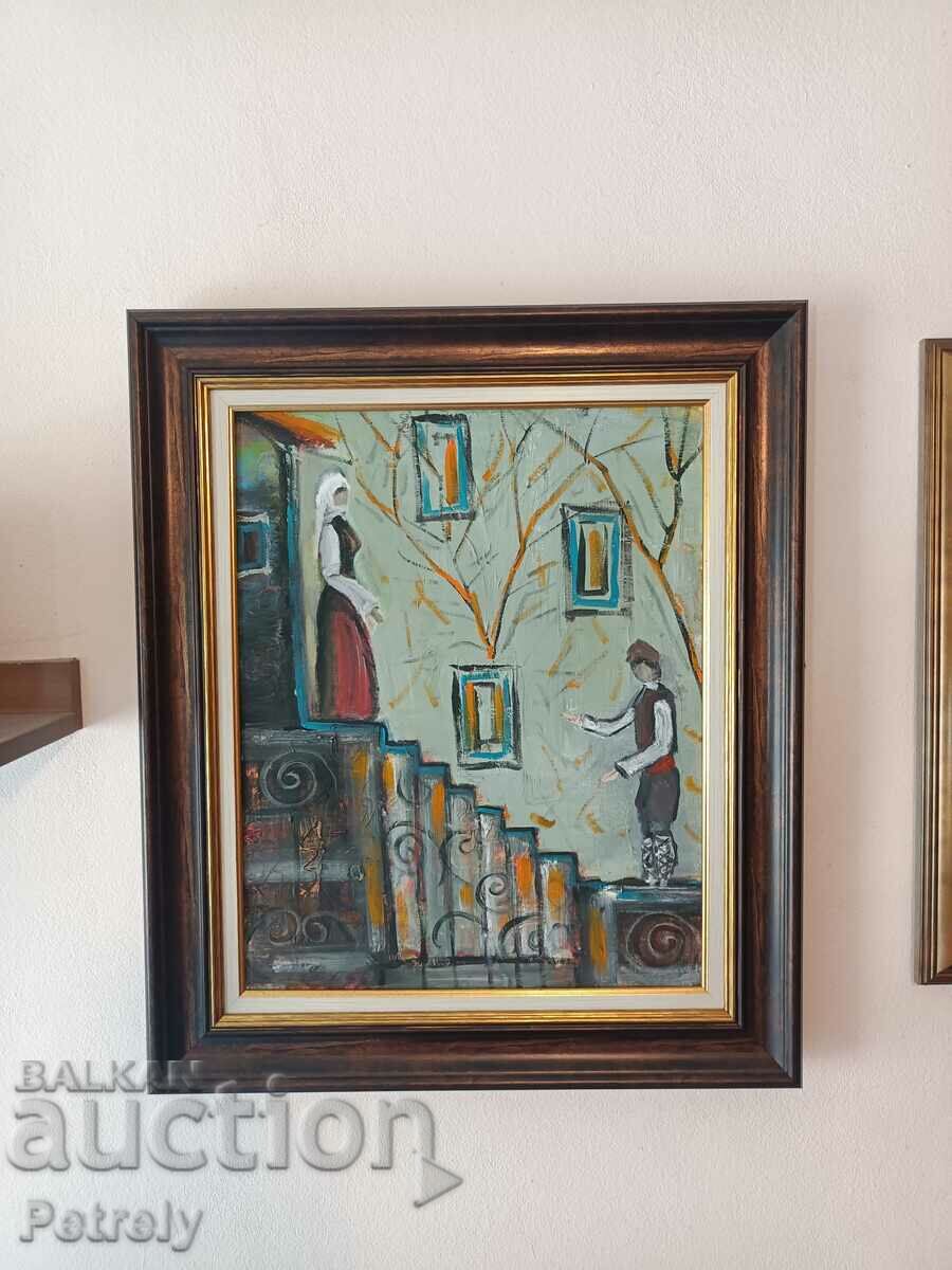 Oil painting with price 250.00 BGN | € 127.82 Oil painting with price 250.00 BGN | € 127.82