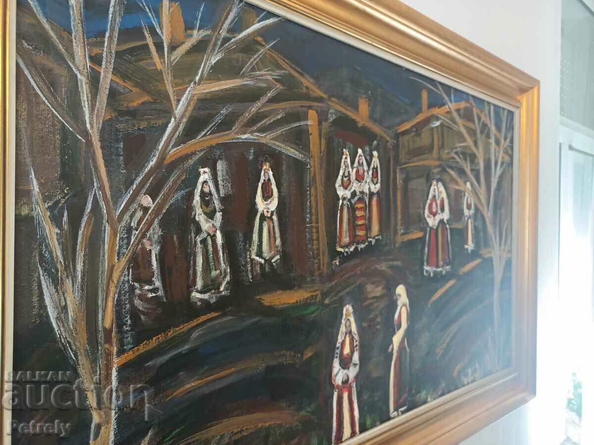 Oil painting with price € 250.00 | 488.96 BGN Oil painting with price € 250.00 | 488.96 BGN