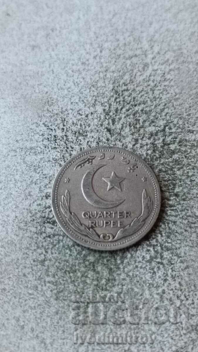 Pakistan 1/4 rupie 1949