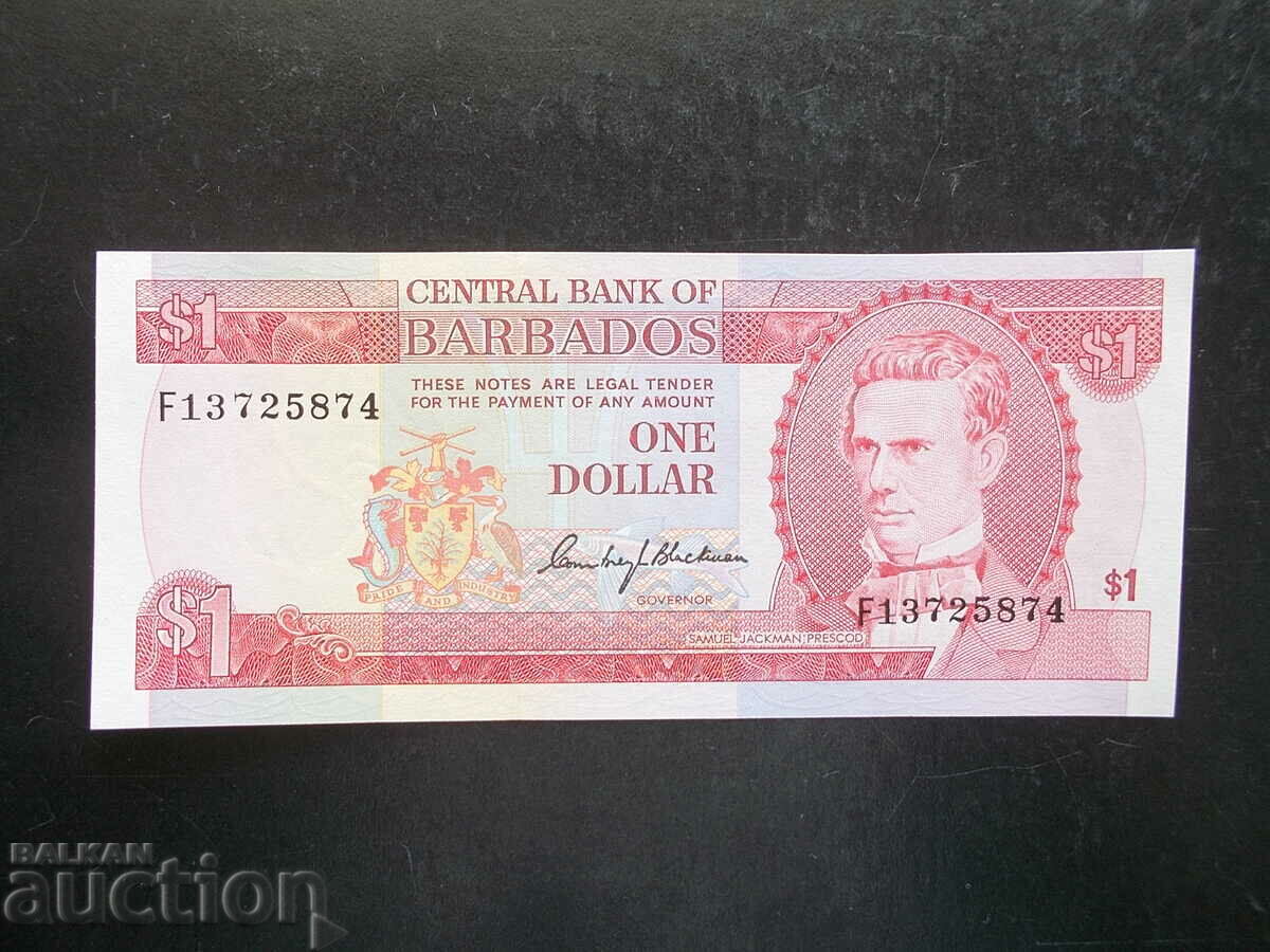 BARBADOS, 1 $, 1973, UNC