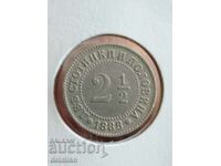 2 1/2 Cents 1888, Cents 1888