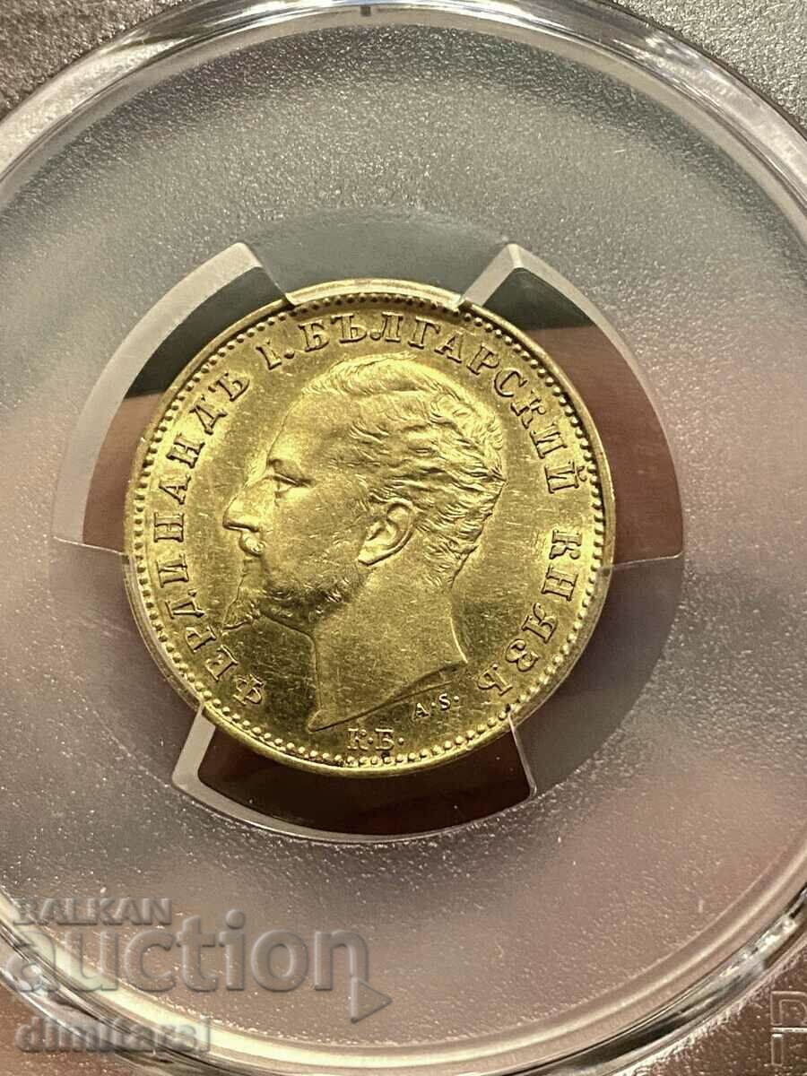 20 лева 1894 MS62 PCGS