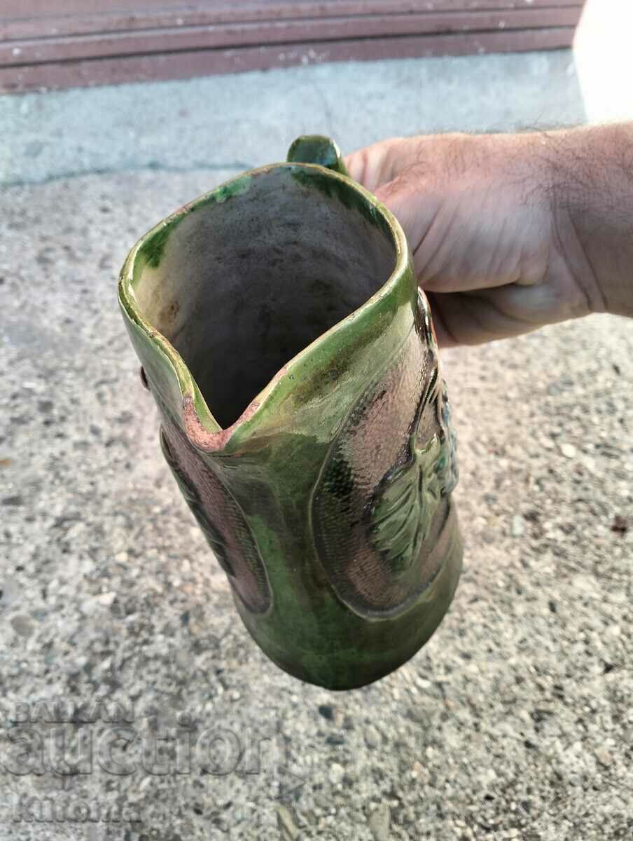 Delivery of Embossed Trojan ceramic jug Delivery of Embossed Trojan ceramic jug