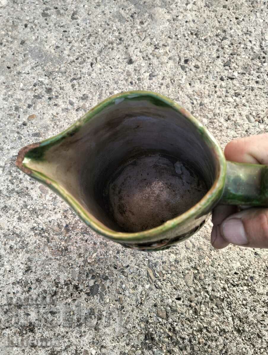 Embossed Trojan ceramic jug - 6 Embossed Trojan ceramic jug - 6