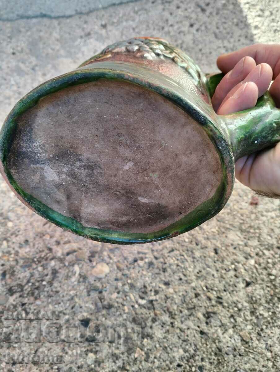 Embossed Trojan ceramic jug - 7 Embossed Trojan ceramic jug - 7