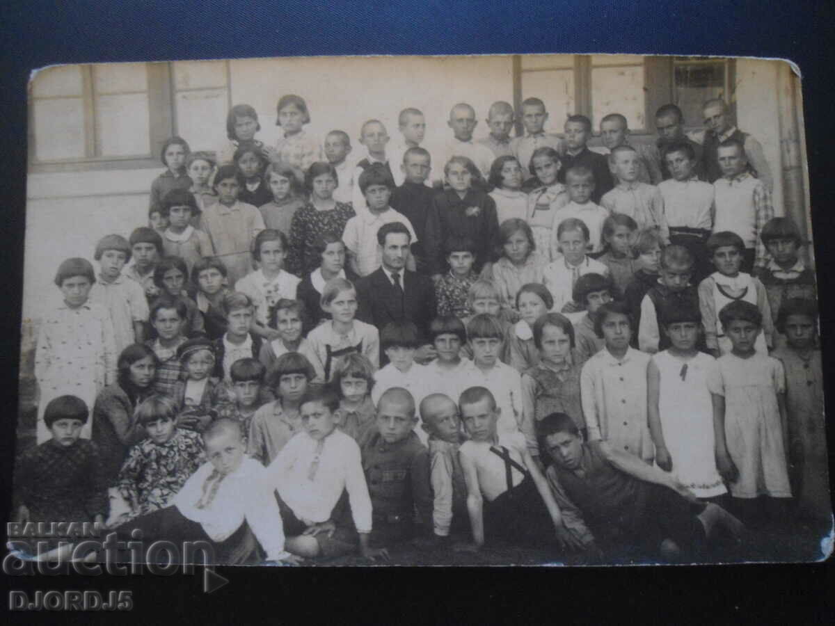 Old postcard, photo, School Choir Song 1936.