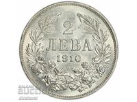 2 leva 1910 MS61 PCGS