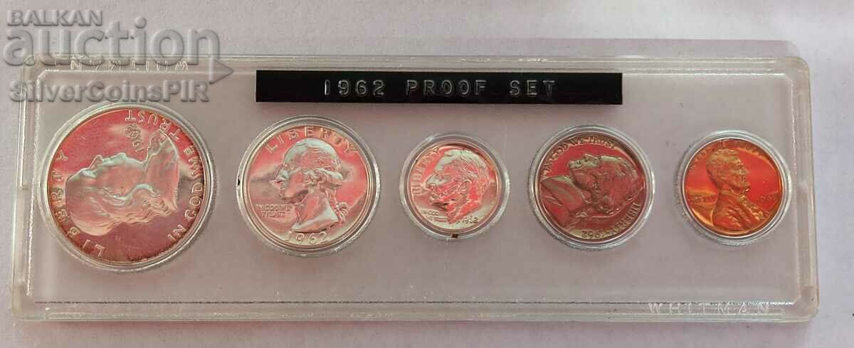 Silver Proof Set 1962 USA