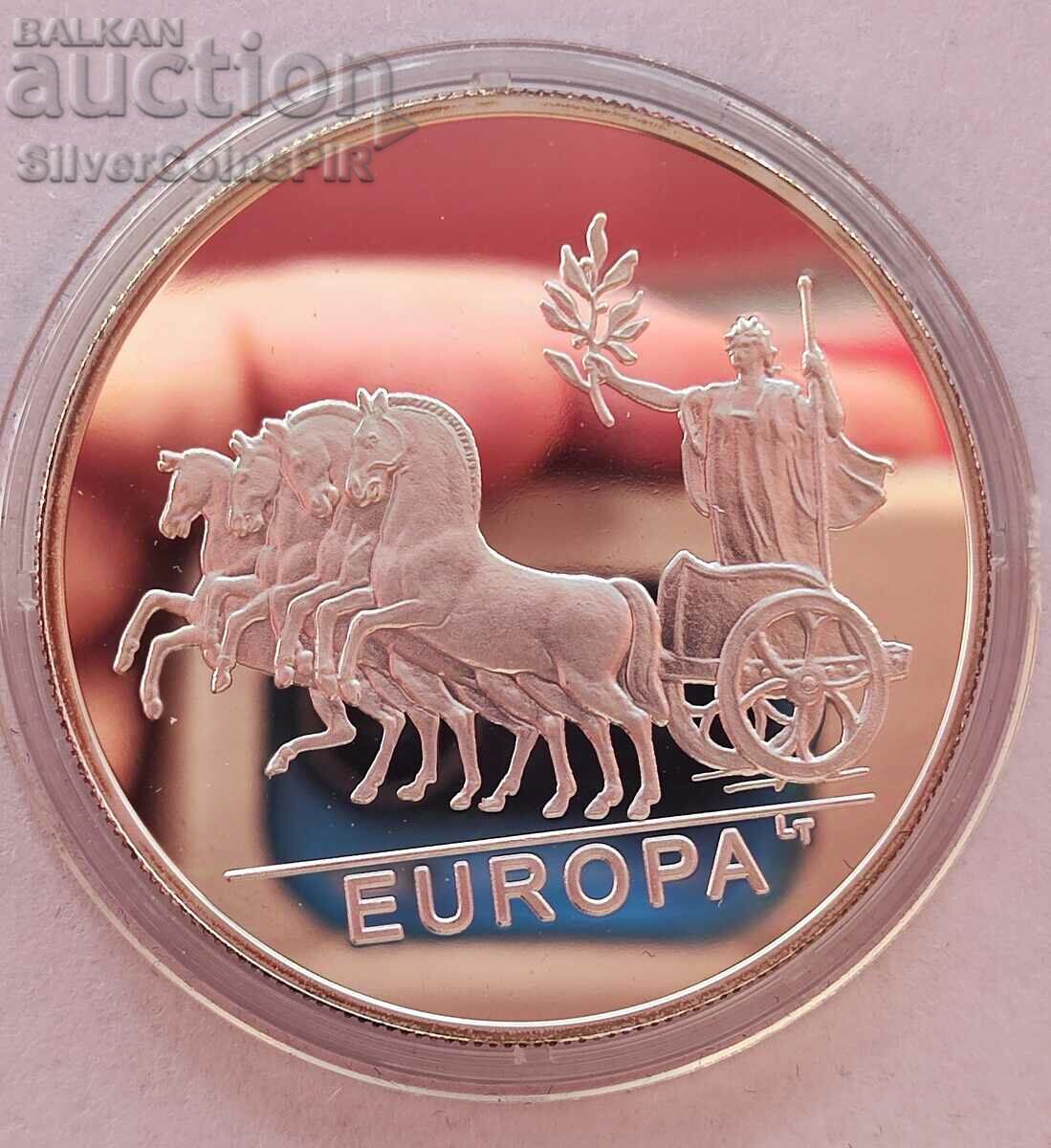 Silver 10 Dinera Europe 2001 Ανδόρα