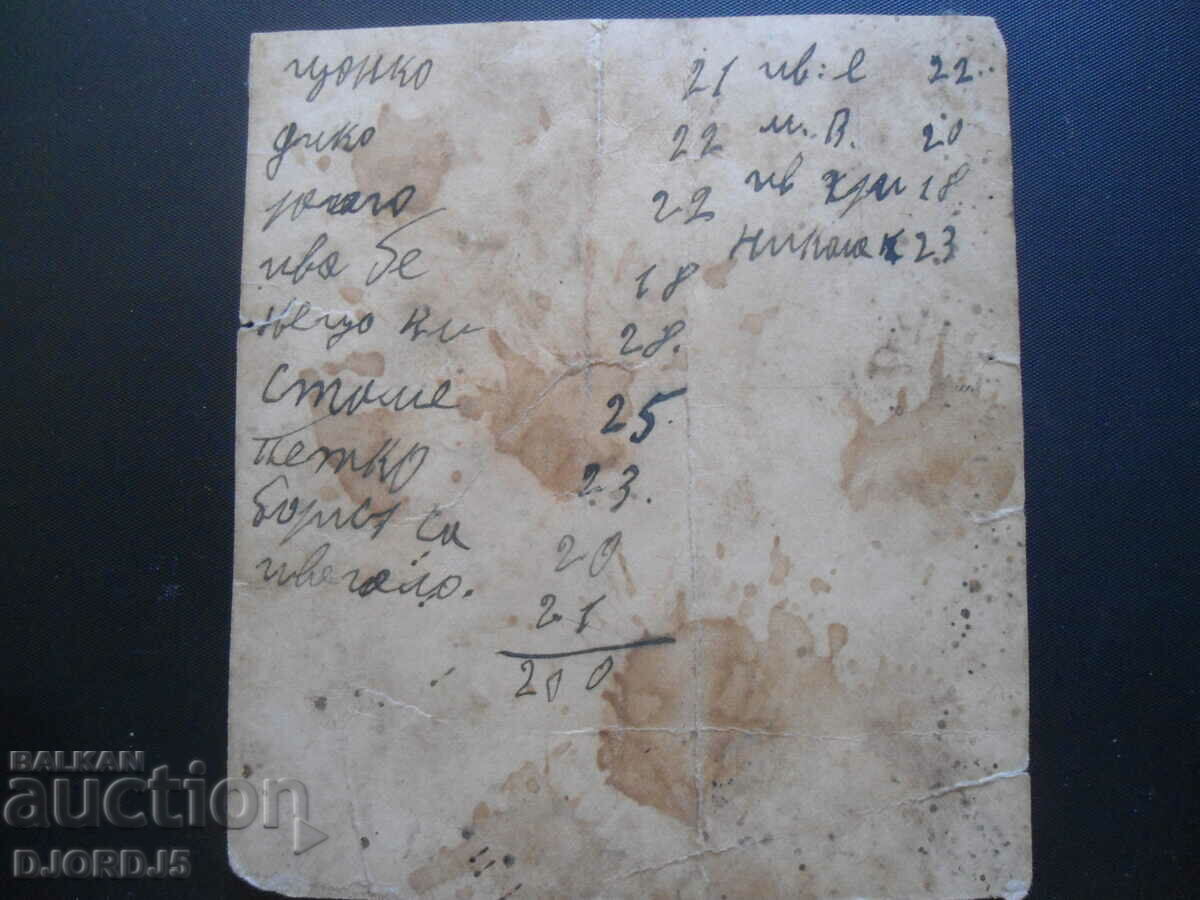 Old card, photo with price 1.00 BGN | € 0.51 Old card, photo with price 1.00 BGN | € 0.51